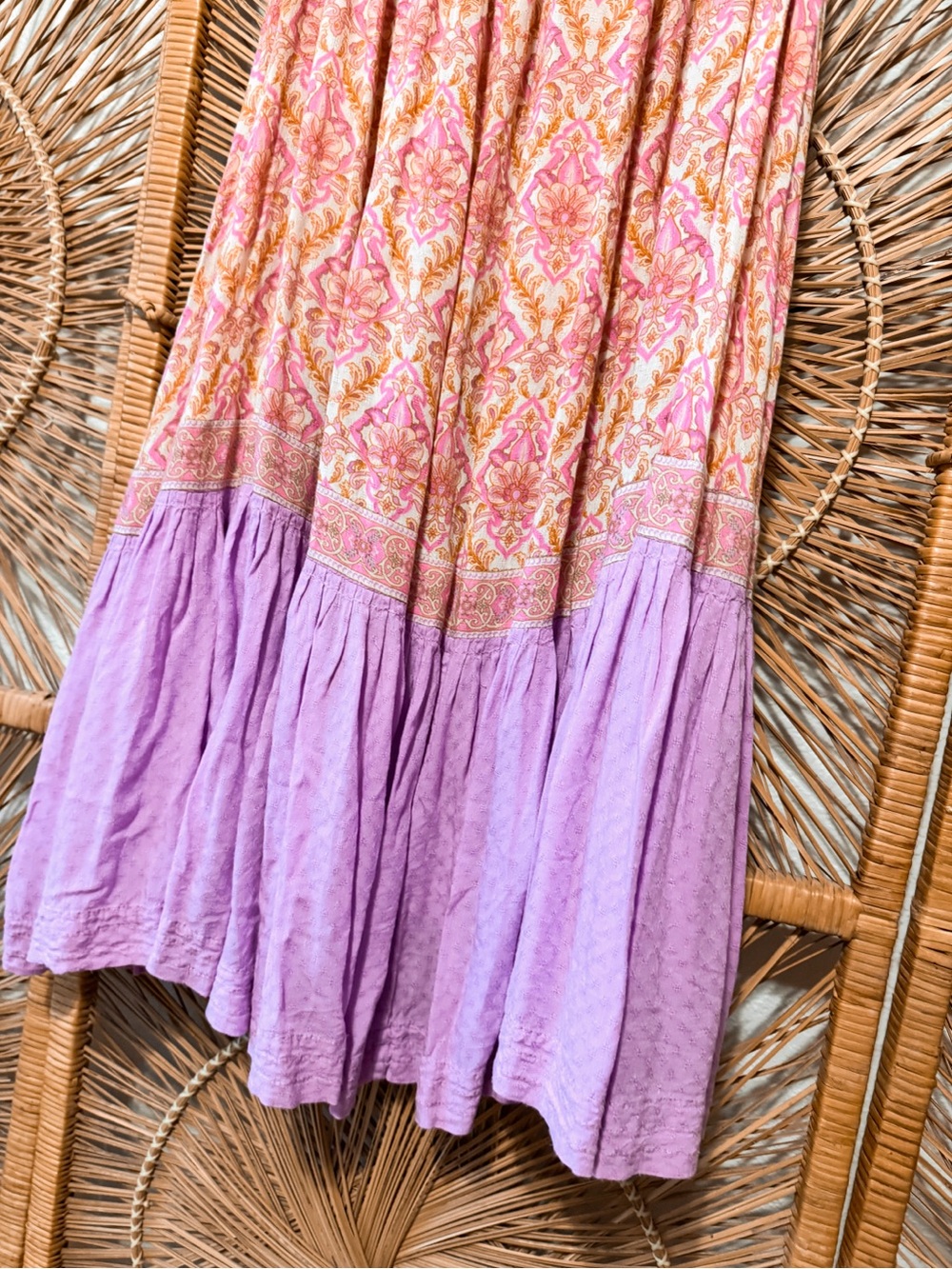 Spell & the Gypsy Jewel Strappy Midi Dress SZ L - Picture 4 of 10